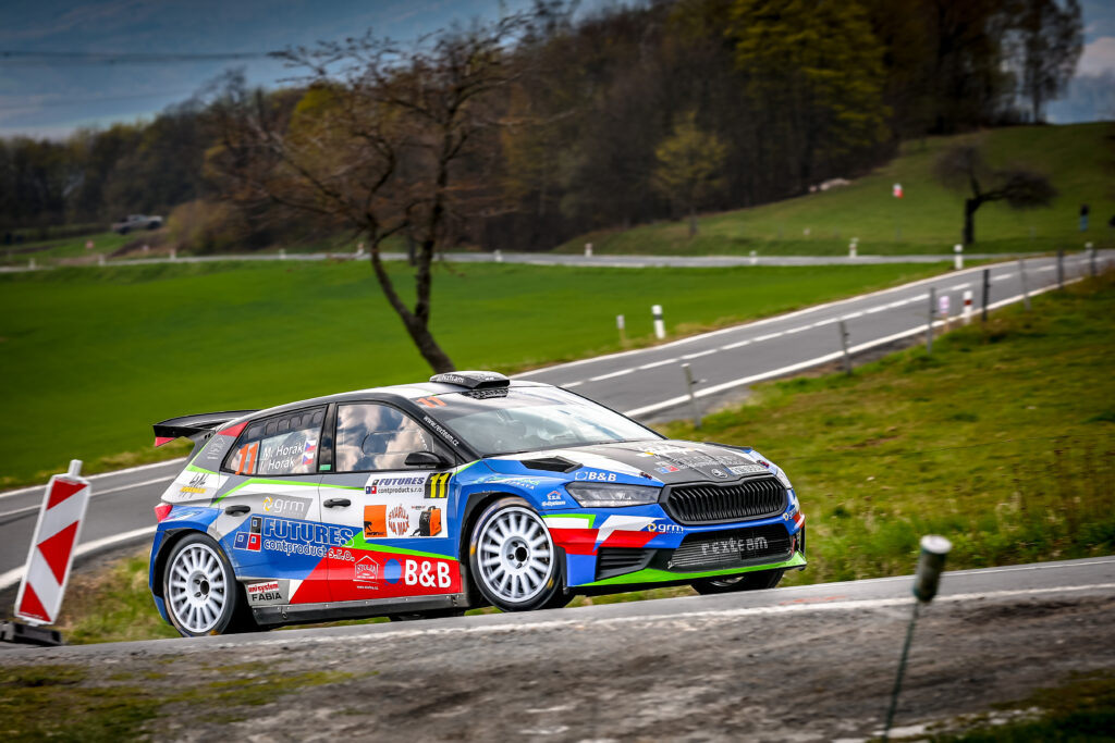 Fotka z rally závodů