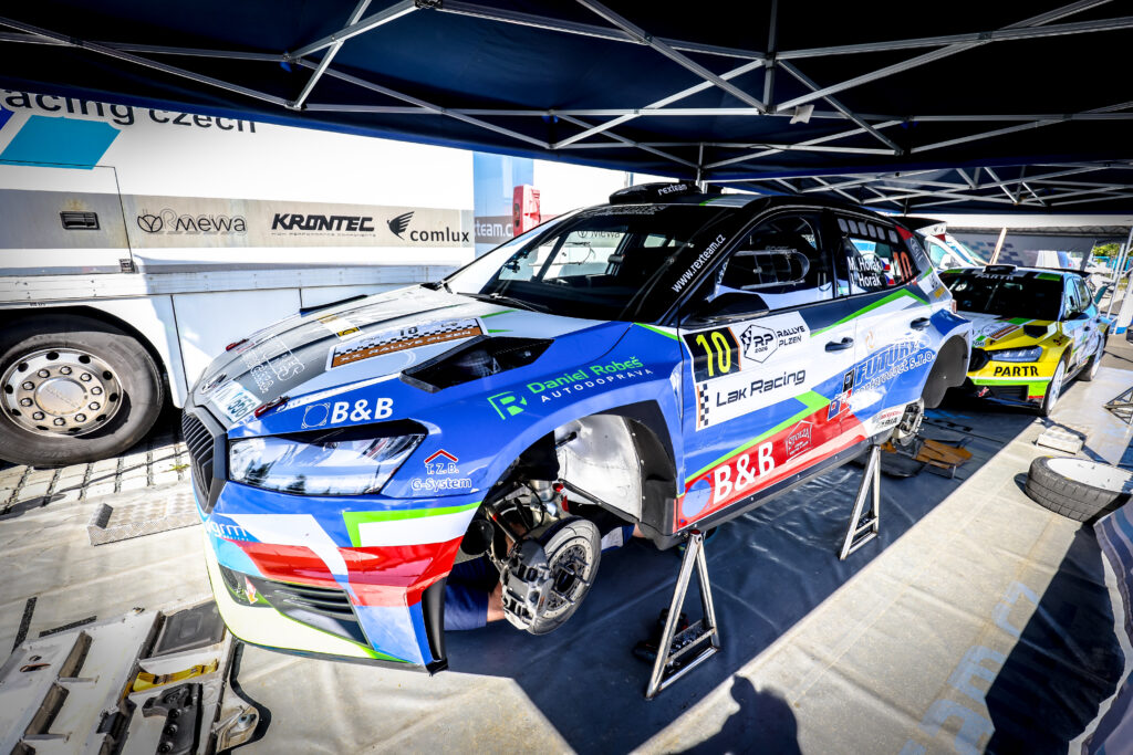 Fotka z rally závodů