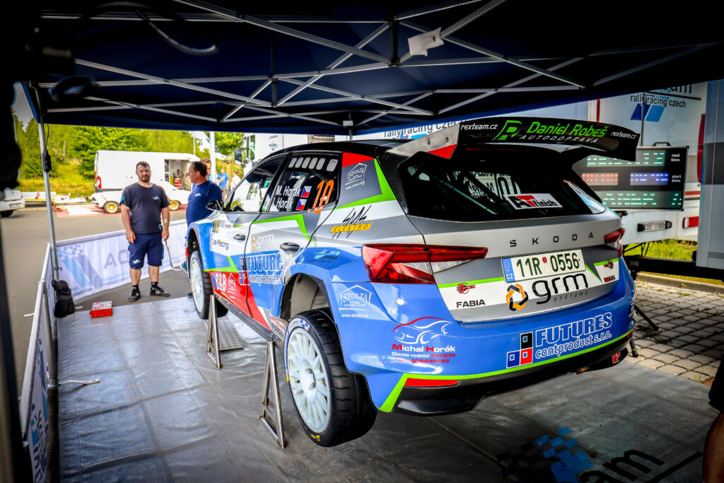 Fotka z rally závodů