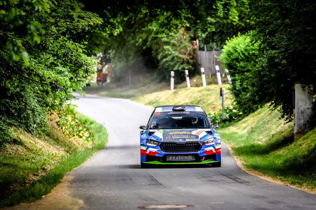 Fotka z rally závodů
