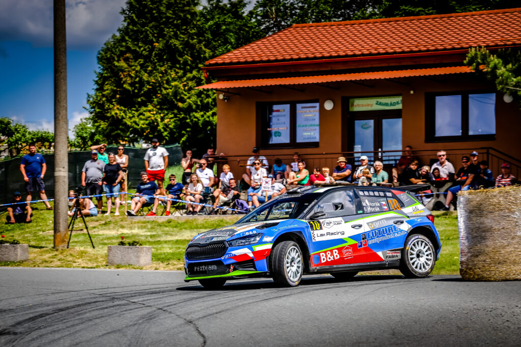 Fotka z rally závodů