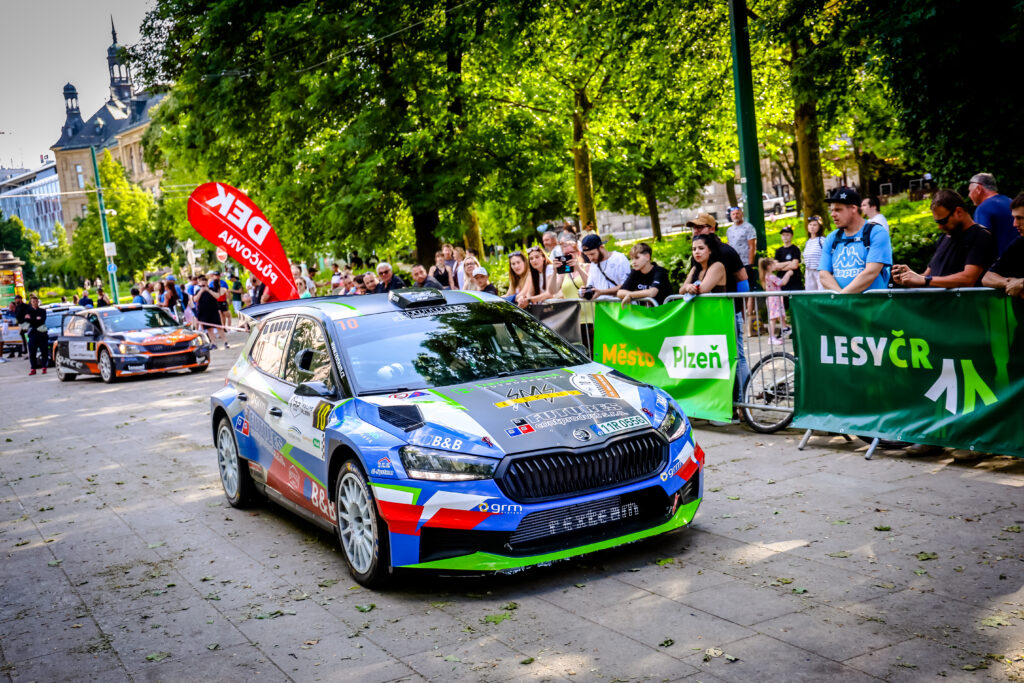 Fotka z rally závodů