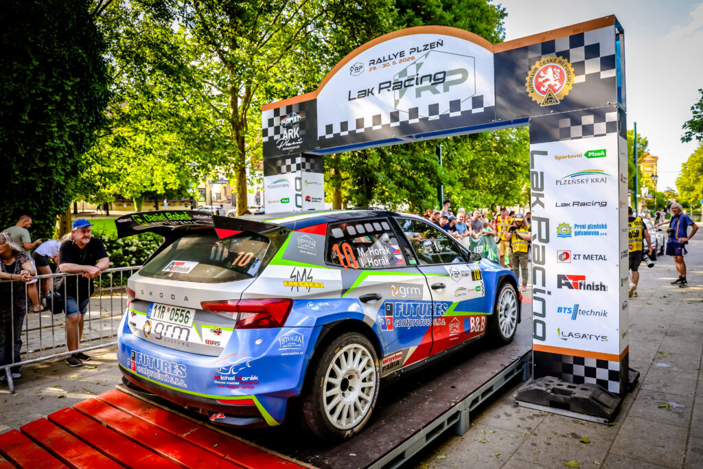 Fotka z rally závodů