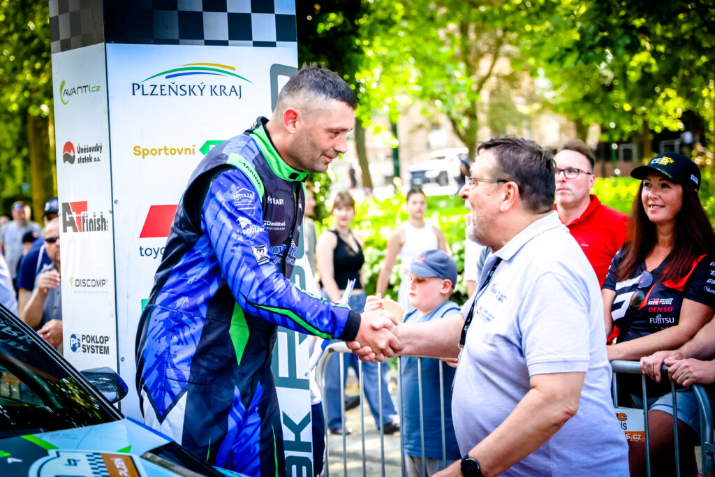Fotka z rally závodů