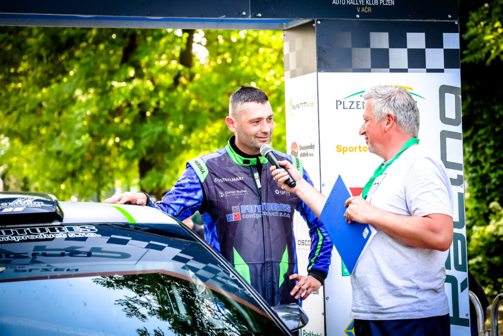 Fotka z rally závodů