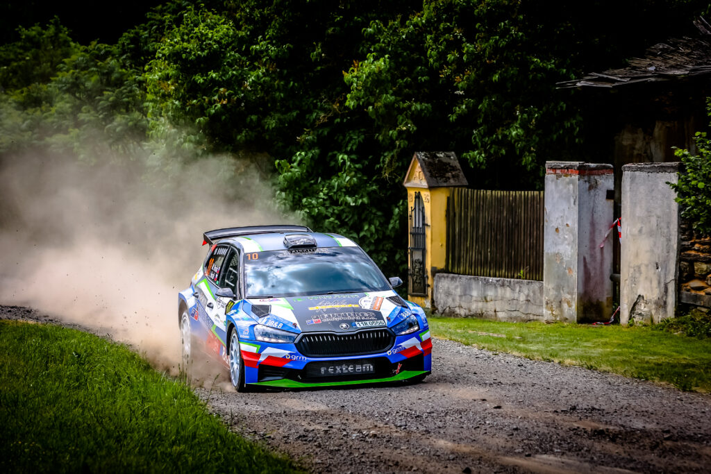 Fotka z rally závodů
