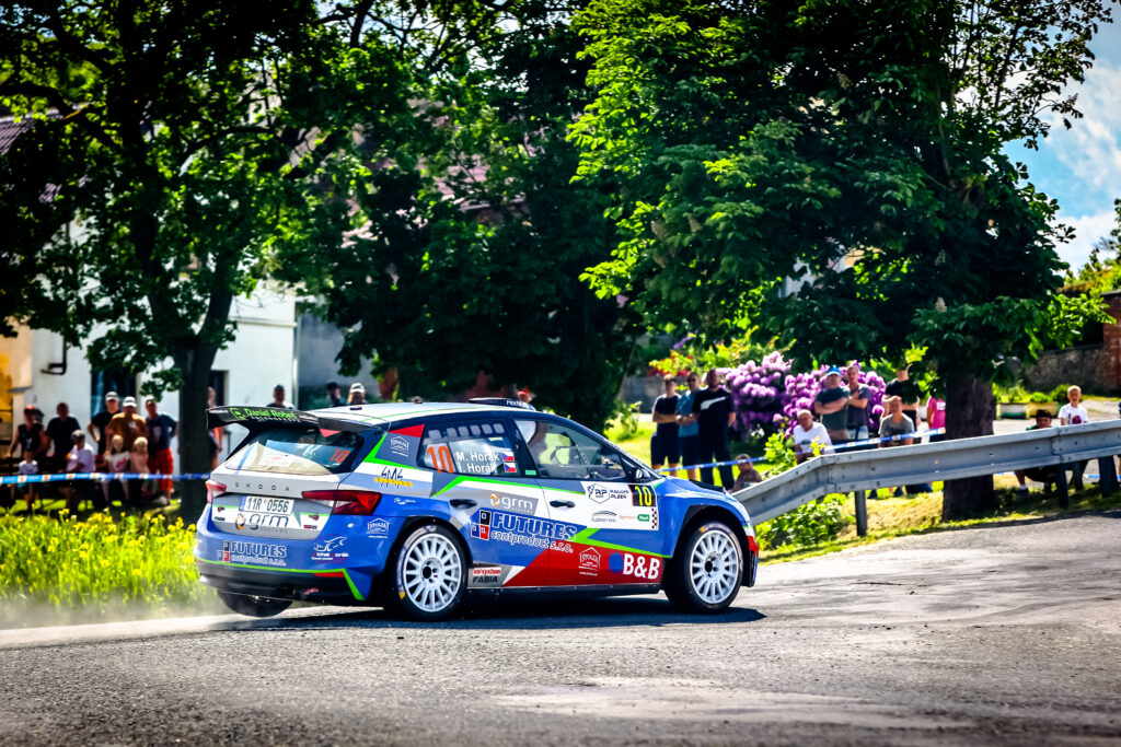 Fotka z rally závodů