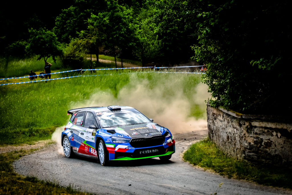 Fotka z rally závodů