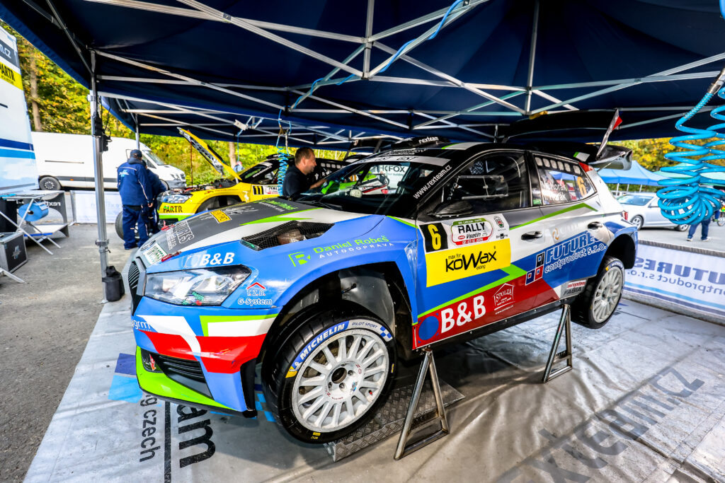 Fotka z rally závodů