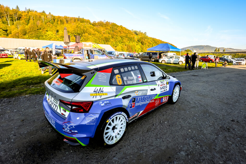 Fotka z rally závodů