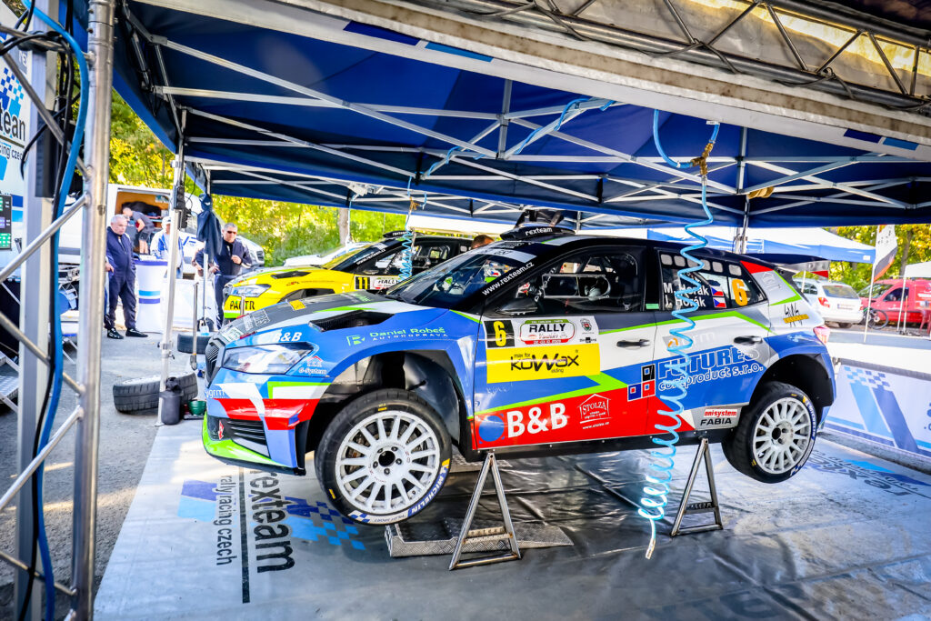 Fotka z rally závodů