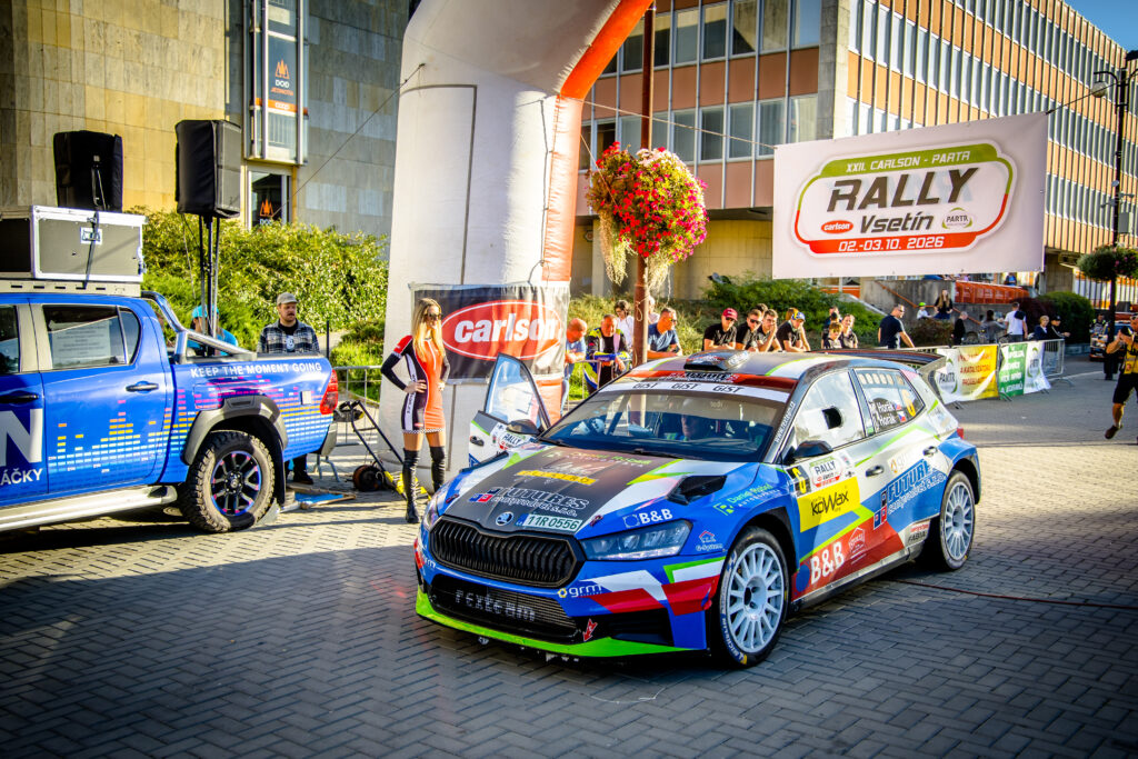 Fotka z rally závodů