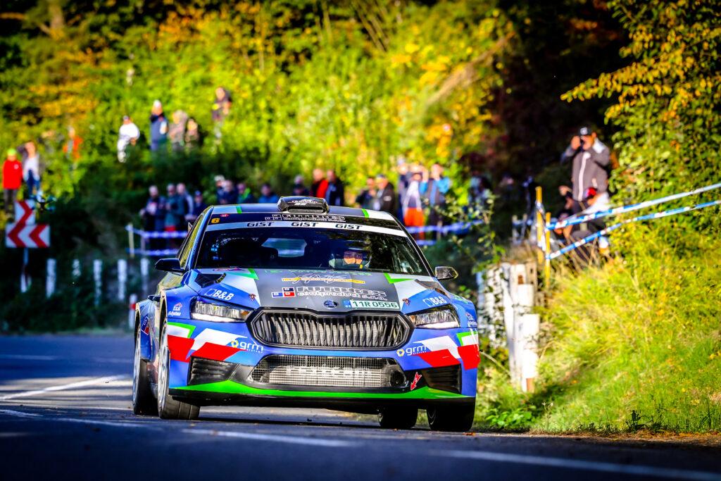 Fotka z rally závodů