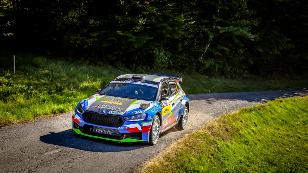Fotka z rally závodů
